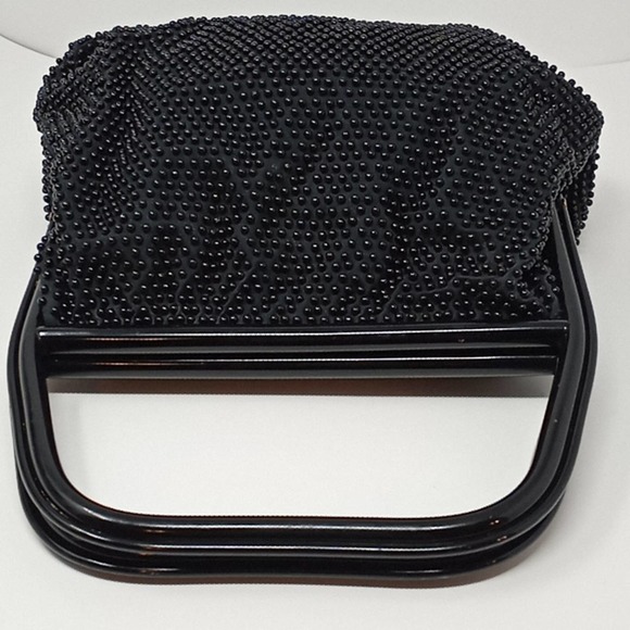 Vintage 1980's Boho Beaded Reversible Retro Handbag - Picture 7 of 14